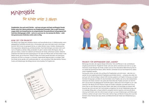 Produktbild: Krippenkinder in Aktion - 10 tolle Mini-Projekte