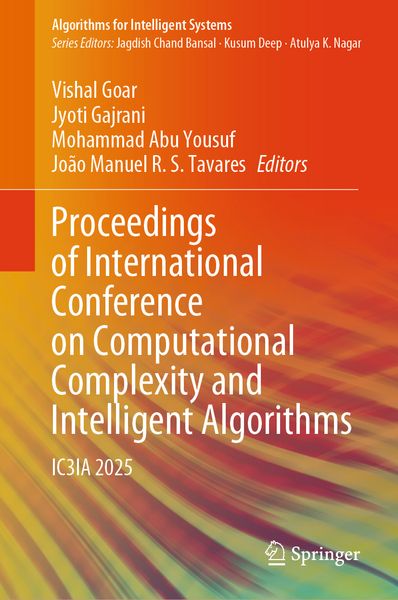 Produktbild: Proceedings of International Conference on Computational Complexity and Intelligent Algorithms
