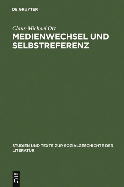 Produktbild: Medienwechsel und Selbstreferenz