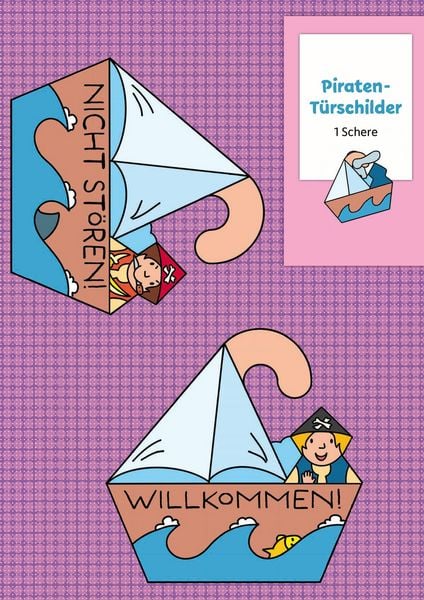 Produktbild: Lass uns basteln &ndash; Bastelbuch ab 5 Jahre &ndash; Piraten
