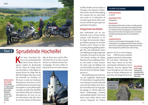 Produktbild: Motorrad Reisef&uuml;hrer Biker Weekends Deutschland