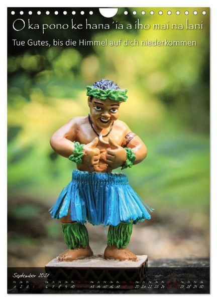 Produktbild: Hula Dancer - Hawaiianische Weisheiten (Wandkalender 2027 DIN A4 hoch), CALVENDO Monatskalender
