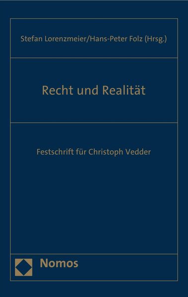 Produktbild: Recht und Realit&auml;t