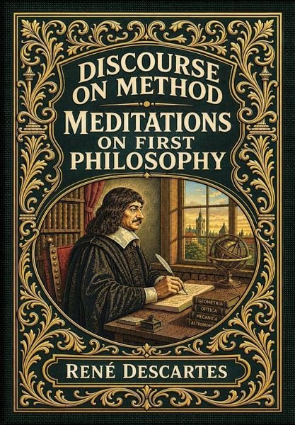 Produktbild: Discourse on Method & Meditations on First Philosophy (Golden Monarch Collector's Edition) (Case Laminate Hardcover with Jacket)