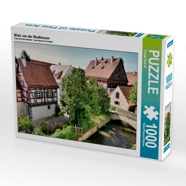 Produktbild: CALVENDO Puzzle Blick von der Stadtmauer | 1000 Teile Lege-Gr&ouml;&szlig;e 64x48cm Foto-Puzzle f&uuml;r gl&uuml;ckliche Stunden