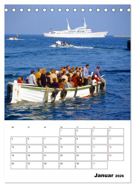 Produktbild: Helgoland, Perle der Nordsee (Tischkalender 2026 DIN A5 hoch), CALVENDO Monatskalender