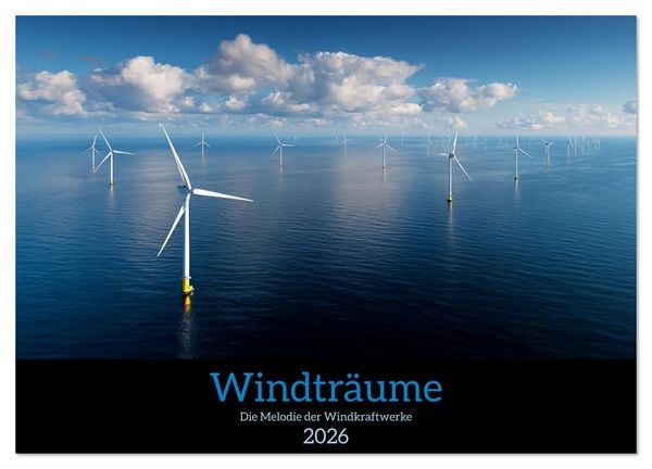 Produktbild: Windtr&auml;ume (Wandkalender 2026 DIN A4 quer), CALVENDO Monatskalender