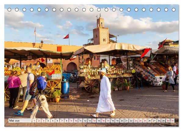 Produktbild: Marrakesch - Perle des S&uuml;dens (Tischkalender 2026 DIN A5 quer), CALVENDO Monatskalender