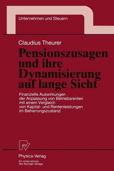 Produktbild: Pensionszusagen und ihre Dynamisierung auf lange Sicht