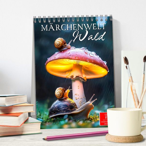 Produktbild: M&auml;rchenwelt Wald (Tischkalender 2026 DIN A5 hoch), CALVENDO Monatskalender