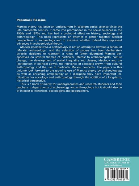 Produktbild: Marxist Perspectives in Archaeology