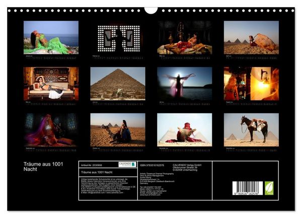 Produktbild: Tr&auml;ume aus 1001 Nacht (Wandkalender 2026 DIN A3 quer), CALVENDO Monatskalender