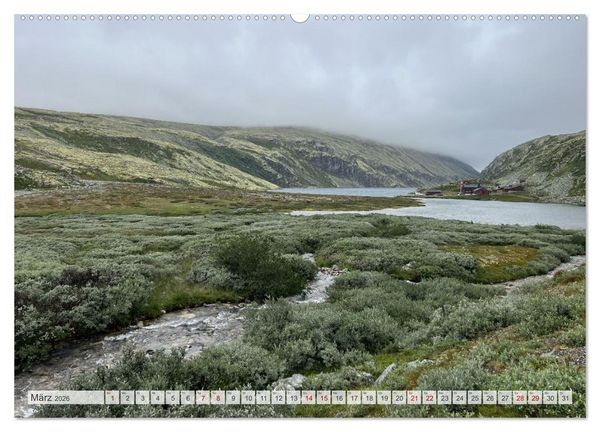 Produktbild: Wandern in Norwegen - Einklang von Gebirge und Meer (hochwertiger Premium Wandkalender 2026 DIN A2 quer), Kunstdruck in Hochglanz