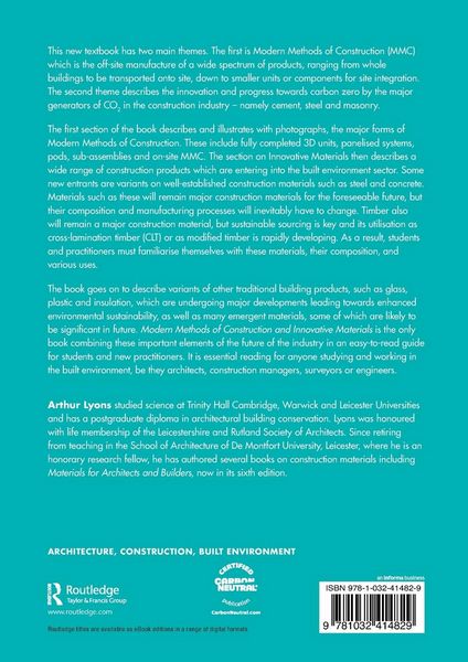 Produktbild: Modern Methods of Construction and Innovative Materials
