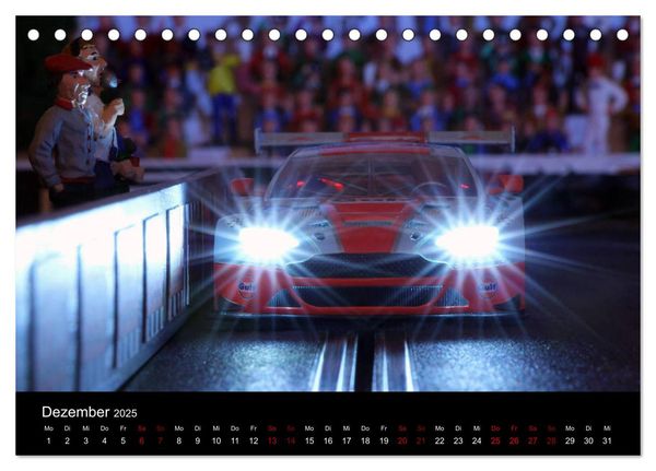 Produktbild: Motorsport in 1/32 (Tischkalender 2025 DIN A5 quer), CALVENDO Monatskalender
