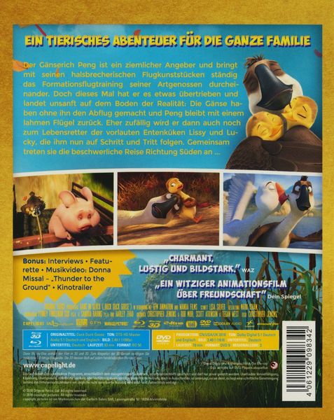Produktbild: Gans im Gl&uuml;ck (inkl. 2D-Version) (+DVD)