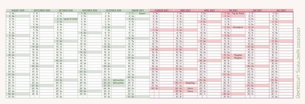 Produktbild: Mein Wochen-Tischkalender f&uuml;r das Schuljahr 2026/2027