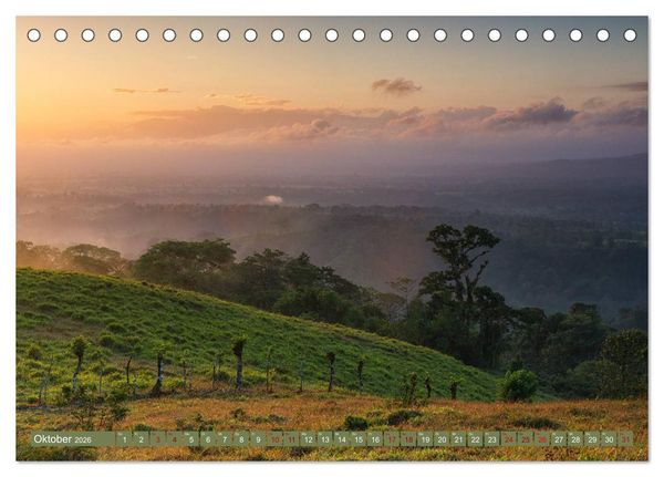 Produktbild: Farbenfrohes Costa Rica (Tischkalender 2026 DIN A5 quer), CALVENDO Monatskalender