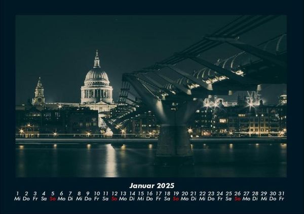 Produktbild: London - Impressionen 2025 Fotokalender DIN A4