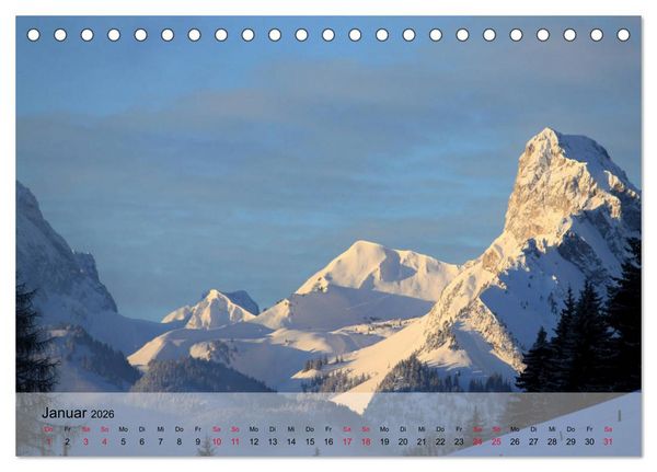 Produktbild: Saanenland. Ein Kalender aus dem Berner Oberland (Tischkalender 2026 DIN A5 quer), CALVENDO Monatskalender