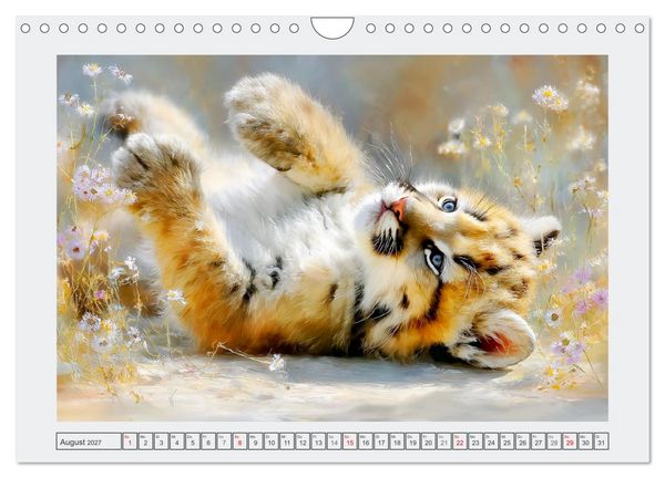 Produktbild: Pumababys. Verspielte Bergl&ouml;wenkinder in der Natur (Wandkalender 2027 DIN A4 quer), CALVENDO Monatskalender