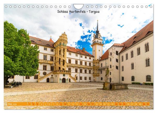 Produktbild: Mitteldeutschland - Landschaft und Kulturdenkmale (Wandkalender 2026 DIN A4 quer), CALVENDO Monatskalender