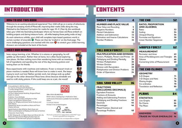 Produktbild: Minecraft Maths Age 10-11
