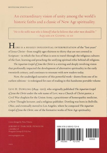 Produktbild: The Aquarian Gospel of Jesus the Christ
