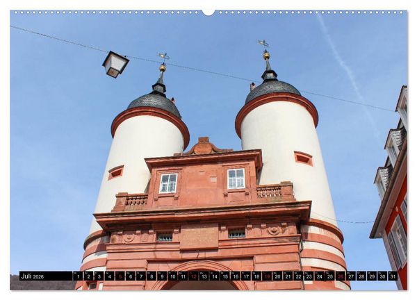 Produktbild: Historisches Heidelberg (hochwertiger Premium Wandkalender 2026 DIN A2 quer), Kunstdruck in Hochglanz