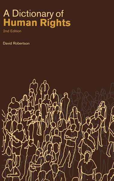 Produktbild: A Dictionary of Human Rights