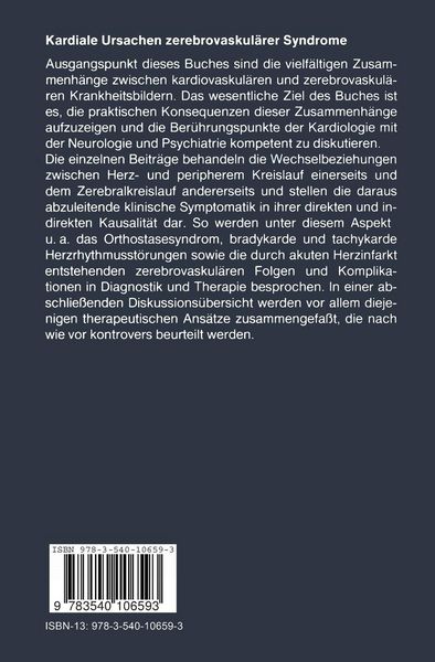 Produktbild: Kardiale Ursachen zerebrovaskul&auml;rer Syndrome