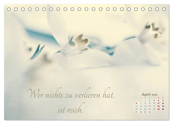 Produktbild: Chinesische Weisheiten (Tischkalender 2026 DIN A5 quer), CALVENDO Monatskalender