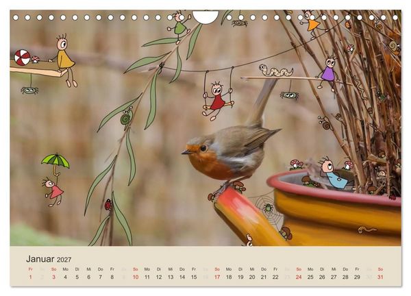 Produktbild: Das Leben der kleinen Pankies (Wandkalender 2027 DIN A4 quer), CALVENDO Monatskalender