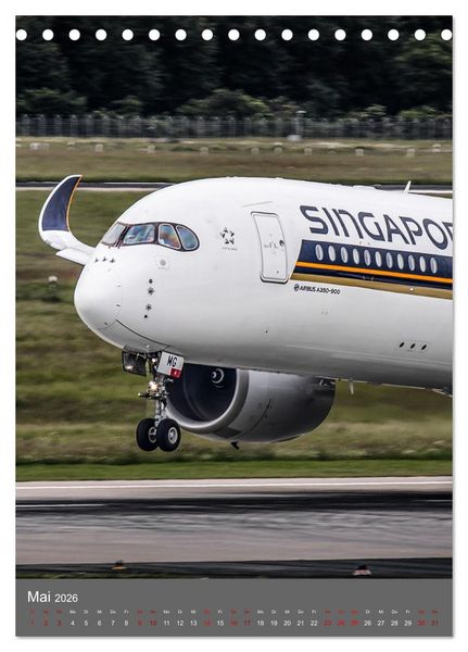 Produktbild: Flugzeuge aus aller Welt (Tischkalender 2026 DIN A5 hoch), CALVENDO Monatskalender
