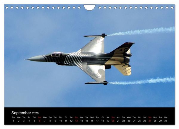 Produktbild: General Dynamics F-16 Fighting Falcon (Wall Calendar 2026 DIN A4 landscape), CALVENDO 12 Month Wall Calendar