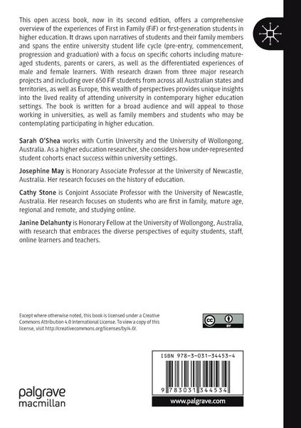 Produktbild: First-in-Family Students, University Experience and Family Life