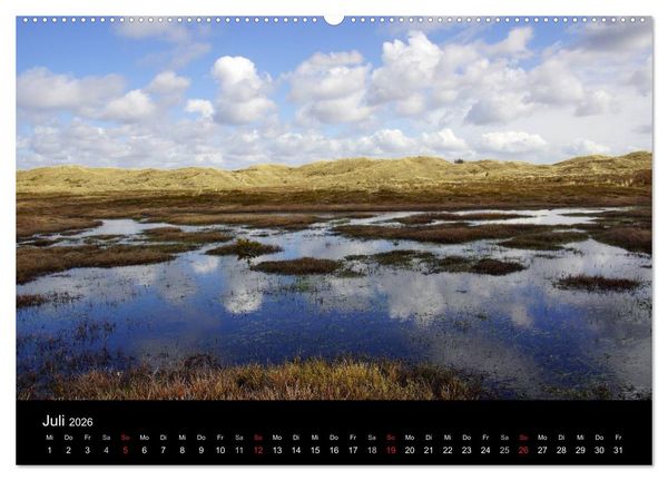 Produktbild: D&auml;nemark - Umgebung von Hvide Sande (hochwertiger Premium Wandkalender 2026 DIN A2 quer), Kunstdruck in Hochglanz