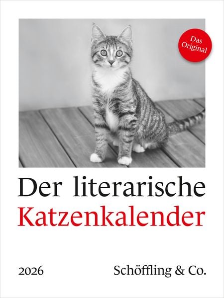 Produktbild: Der literarische Katzenkalender 2026