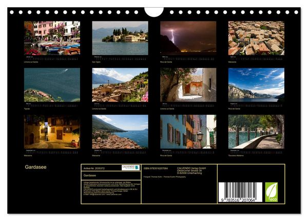 Produktbild: Gardasee (Wandkalender 2026 DIN A4 quer), CALVENDO Monatskalender