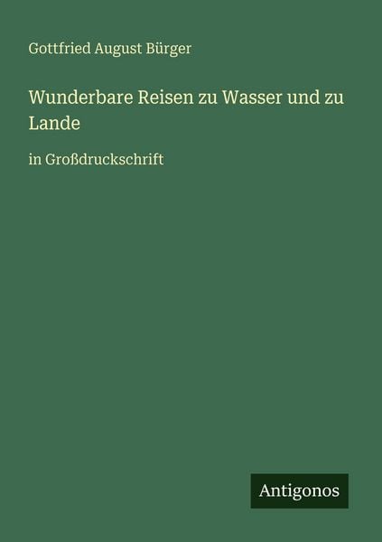 Produktbild: Wunderbare Reisen zu Wasser und zu Lande