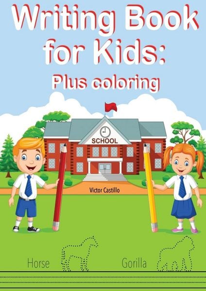 Produktbild: Writing Book For Kids Plus Coloring