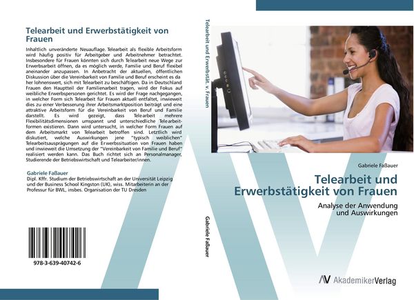 Produktbild: Telearbeit und Erwerbst&auml;tigkeit von Frauen