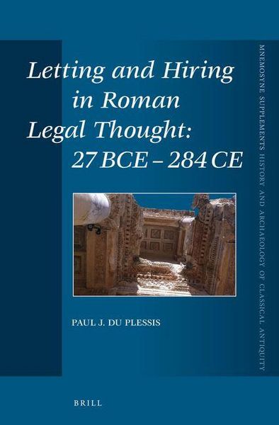 Produktbild: Letting and Hiring in Roman Legal Thought: 27 Bce - 284 CE