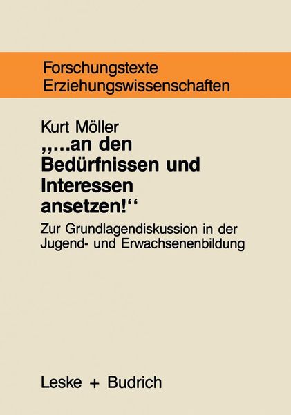 Produktbild: ... an den Bed&uuml;rfnissen und Interessen ansetzen