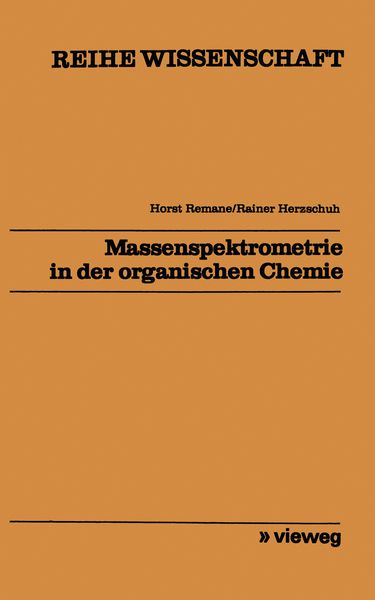 Produktbild: Massenspektrometrie in der organischen Chemie