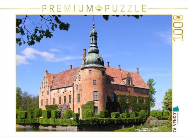 CALVENDO Puzzle Schloss Vittskövle in Schweden | 1000 Teile Lege-Größe 64x48cm Foto-Puzzle für glückliche Stunden