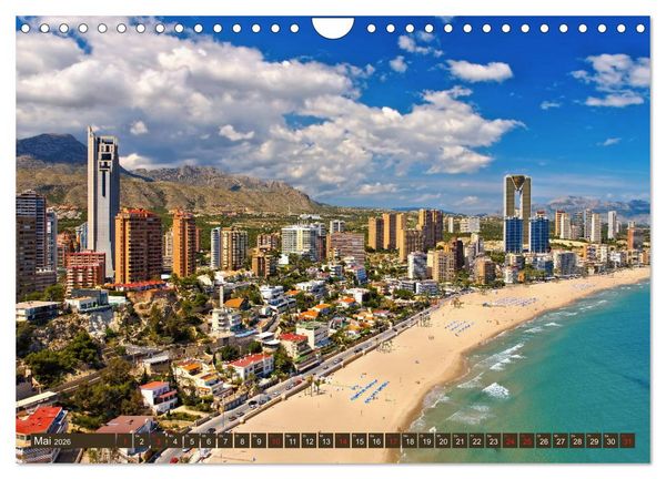 Produktbild: Costa Blanca - Die wei&szlig;e K&uuml;ste Spaniens (Wandkalender 2026 DIN A4 quer), CALVENDO Monatskalender