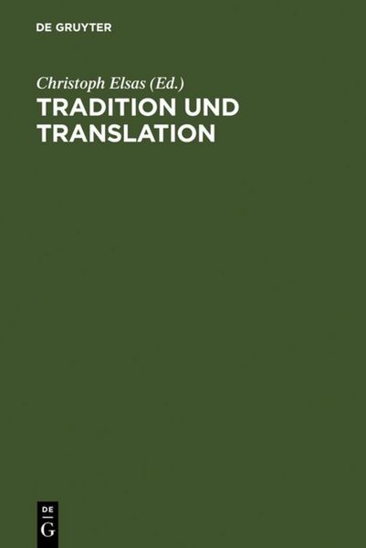 Produktbild: Tradition und Translation