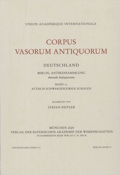 Produktbild: Corpus Vasorum Antiquorum Deutschland Bd. 112: Berlin Band 21