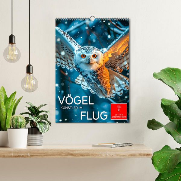 Produktbild: V&ouml;gel - K&uuml;nstler im Flug (Wandkalender 2026 DIN A3 hoch), CALVENDO Monatskalender
